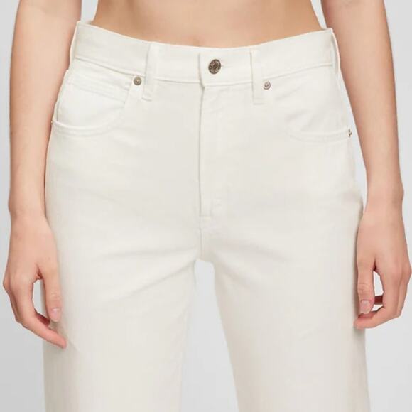 GAP High Rise Barrel Jeans with Washwell Size 14 - Picture 5 of 15